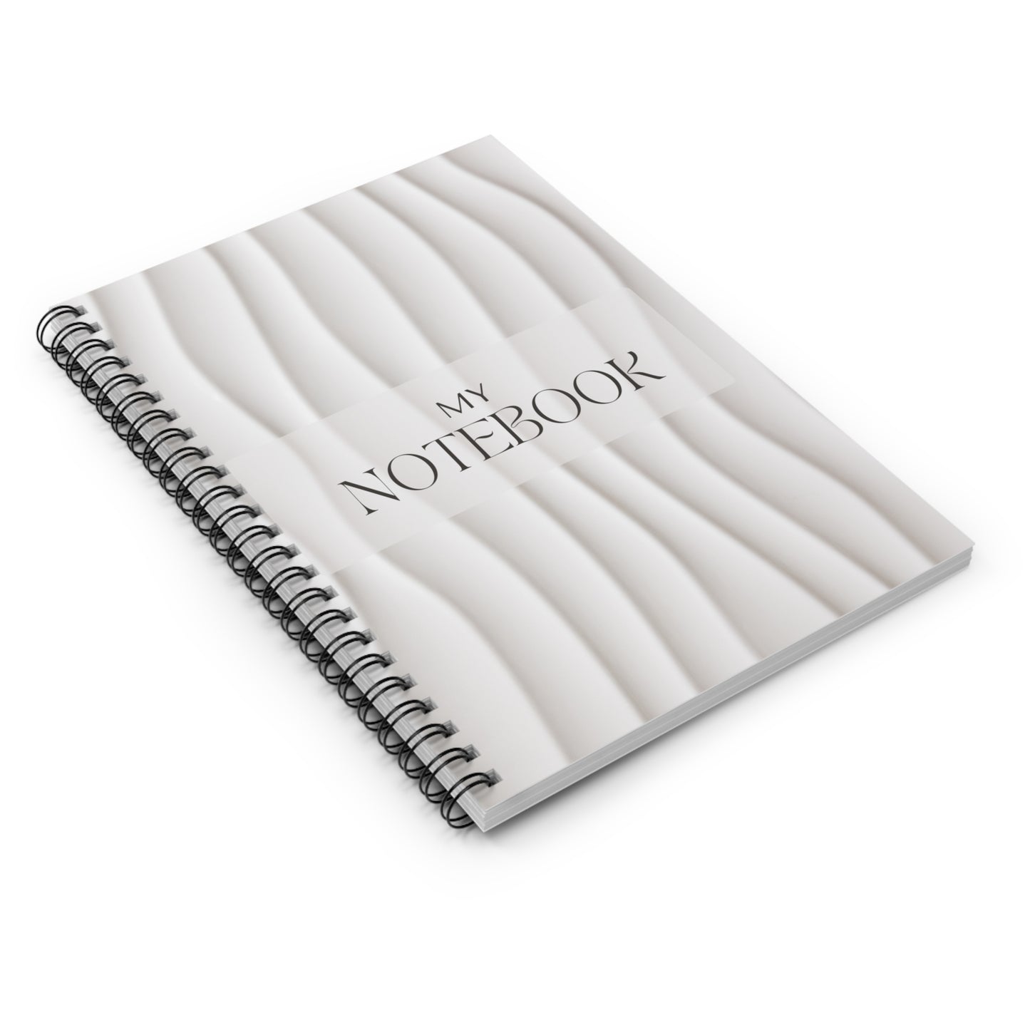 Neutral Tones Spiral Notebook - Ruled Line