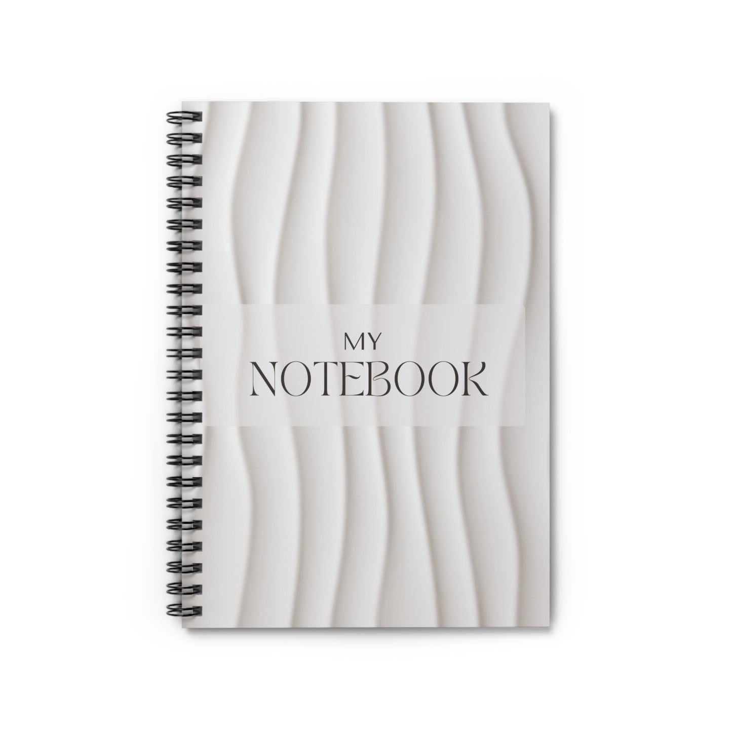 Neutral Tones Spiral Notebook - Ruled Line