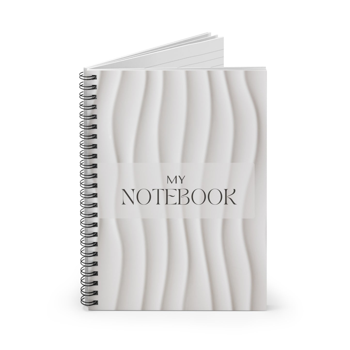 Neutral Tones Spiral Notebook - Ruled Line